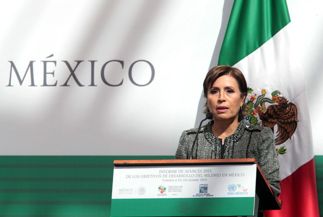 Presentan el Informe de Avances 2013 de los Objetivos de Desarrollo del Mileno en México