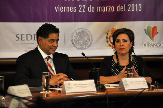 Firma del Acuerdo Integral para el Desarrollo Social Incluyente Sedesol - Gobierno de Durango