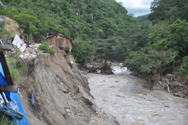 Daños por las lluvias en Guerrero