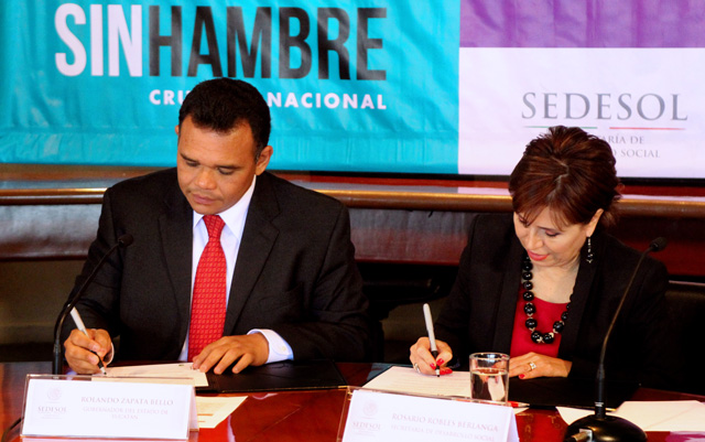 Firma del Acuerdo Integral para el Desarrollo Social Incluyente Sedesol - Gobierno de Yucatán