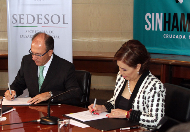 Firma del Convenio de Colaboración Sedesol - Un Kilo de Ayuda, A. C.