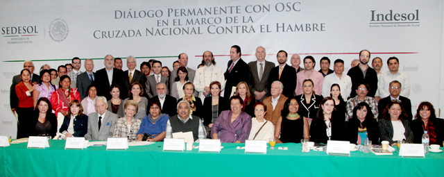 Reunión "Diálogo permanente con las organizaciones de la Sociedad Civil en el marco de la Cruzada Nacional Contra el Hambre"