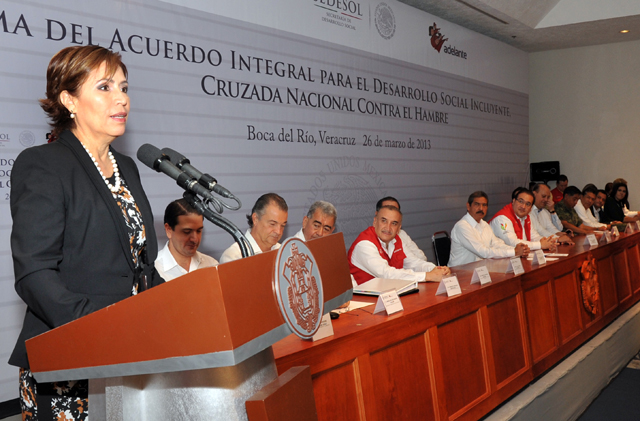 Firma del Acuerdo Integral para el Desarrollo Social Incluyente Sedesol - Gobierno de 