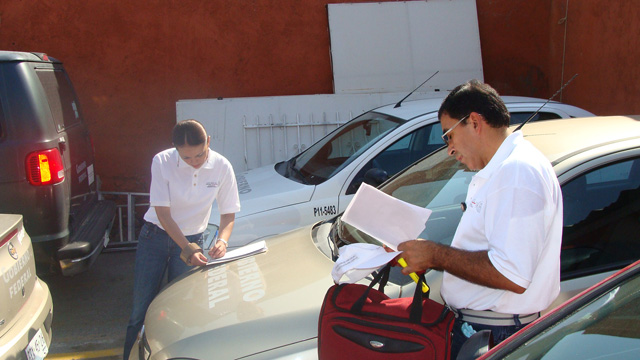 Verificación de inmuebles y resguardo vehicular por blindaje electoral