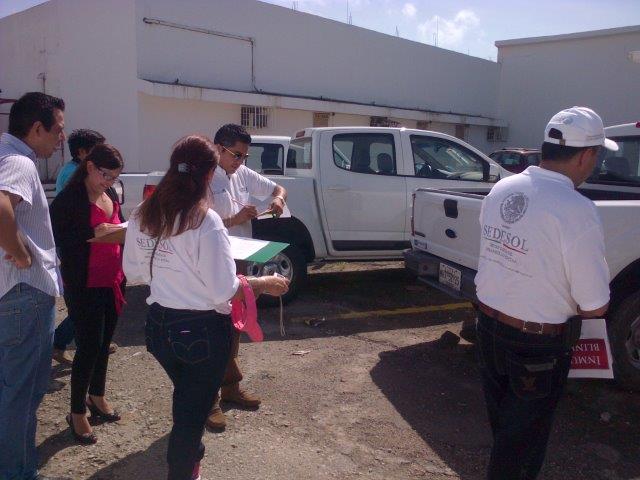 Resguardo de parque vehicular en Quintana Roo
