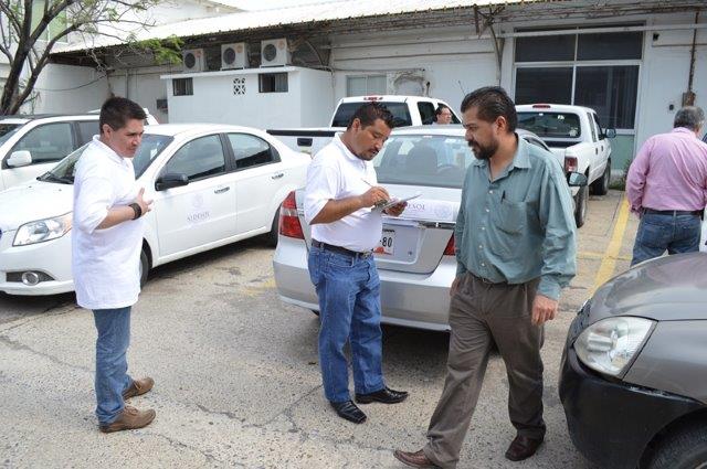 Resguardo de parque vehicular en Tamaulipas