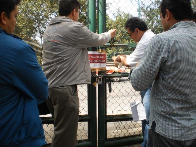 Verificación de inmuebles y resguardo de parque vehicular en Veracruz