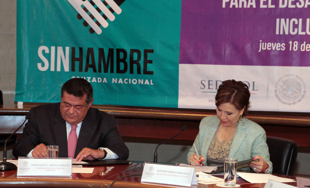 Firma del Acuerdo Integral para el Desarrollo Social Incluyente Sedesol - Gobierno de Campeche