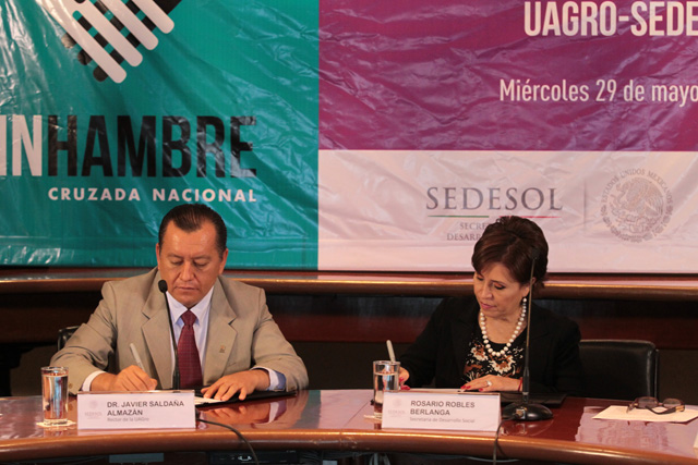 Firma de Convenios de Coordinación y Concertación con la Universidad Autónoma de Guerrero (UAGRO)