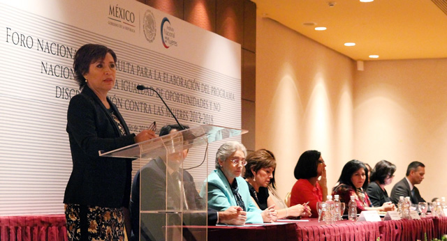 Foro Nacional de Consulta para la Elaboración del Programa Nacional Para la Igualdad de Oportunidades y no Discriminación contra las Mujeres 2013-2018