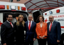 DONAN AMBULANCIAS A LA CRUZ ROJA MEXICANA